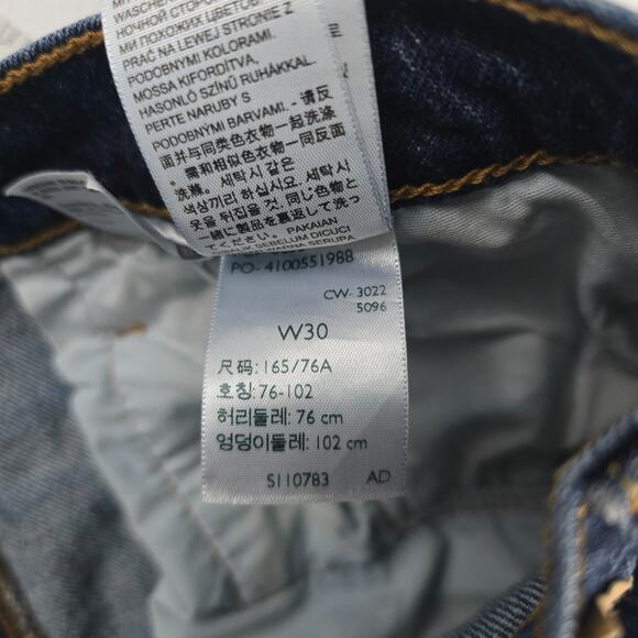 Levi's 501 shorts womens denim size 30 blue 6474 - Picture 10 of 11